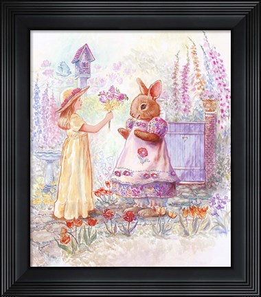 Framed Spring Bouquet Print