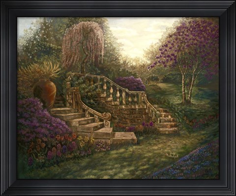 Framed April Garden Print