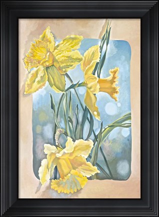 Framed Daffodils Print