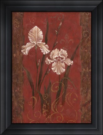 Framed Iris Design Print