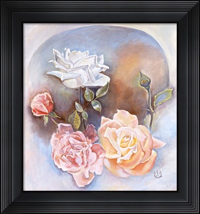 Framed Roses Print