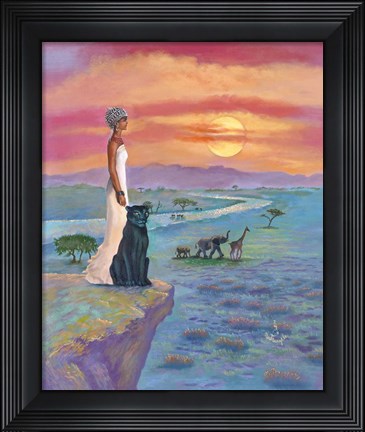 Framed African Queen Print