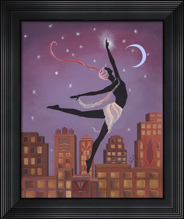 Framed Art Deco Arabesque Print