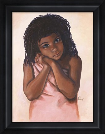Framed Black Girl Print