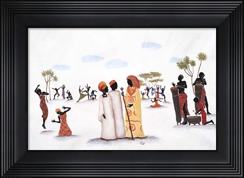 Framed Tribal Wedding Print