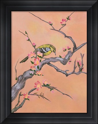 Framed Asian Bird 1 Print