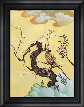 Framed Asian Bird 3 Print