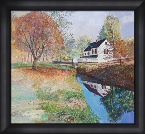 Framed Autumn In The Country Print