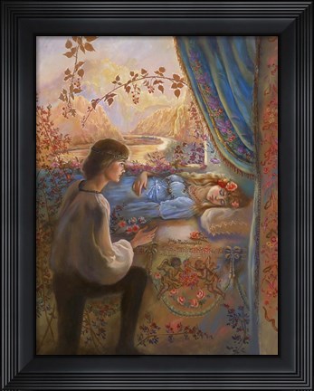 Framed Sleeping Beauty Print
