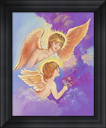Framed Two Angels Print
