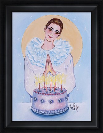 Framed Birthday Cake - Enhanced Print