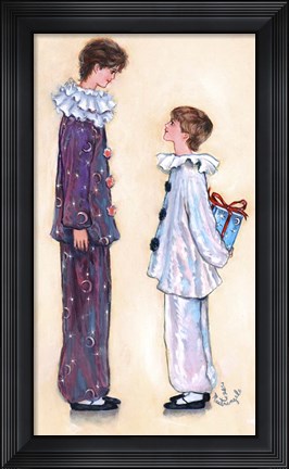 Framed Giving Present Print