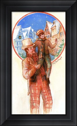 Framed God Bless Us Every One Print