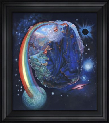 Framed Rainbow Wizard Print