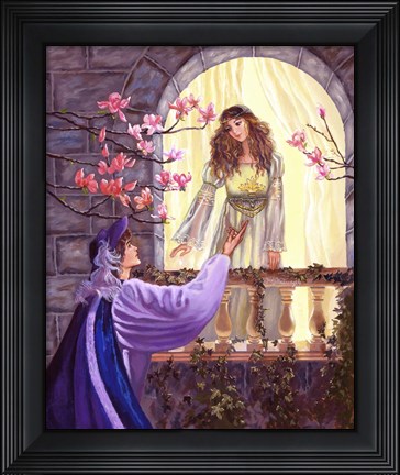 Framed Romeo And Juliet&#39;s Balcony Print