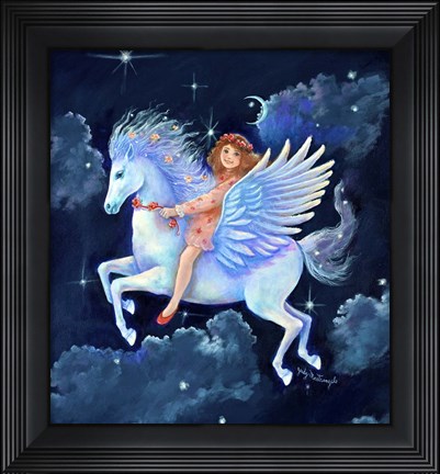Framed Fly-Away-Horse Print