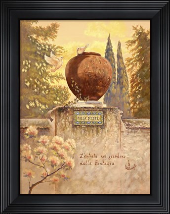 Framed Villa D&#39;este Print