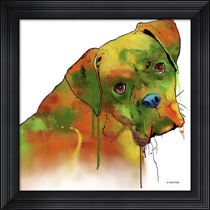 Framed Boxer 2 Print