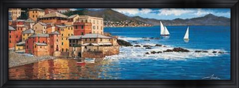 Framed Borgo Marinaro Print