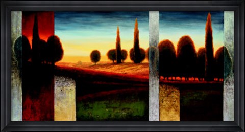 Framed Glow II Print