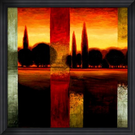 Framed Reflections II Print