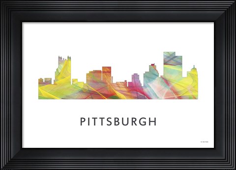 Framed Pittsburgh Pennsylvania Print