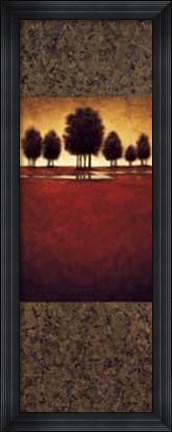 Framed G Williams - Tranquil Radiance II Size 13.75x39.5 Print