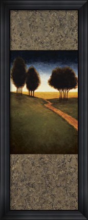 Framed Lighted Path II Print