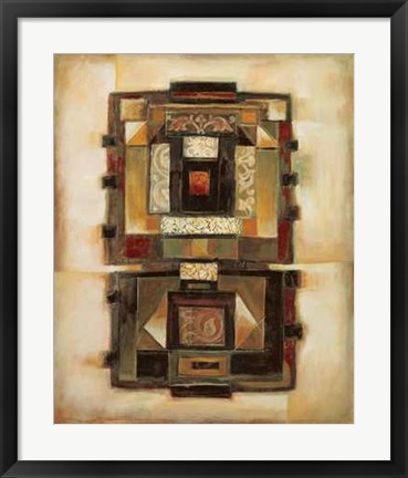 Framed Patterns II Print