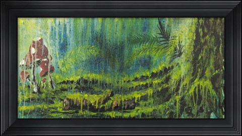 Framed Forest Mushrooms Print