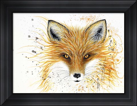 Framed Fox Fire Print