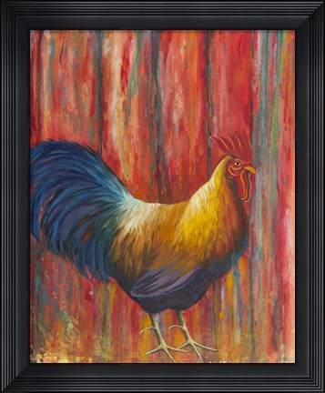 Framed Mr. Rooster Print