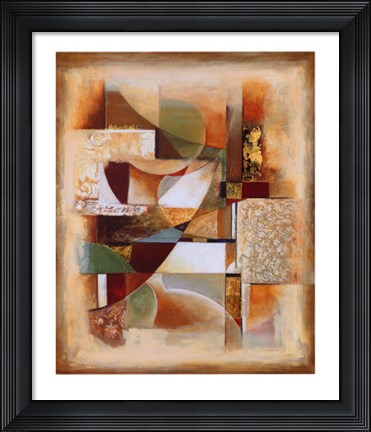 Framed Abstract Collage II Print