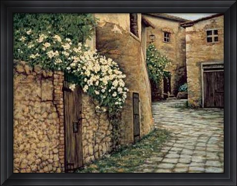 Framed Ruelle de Village II Print