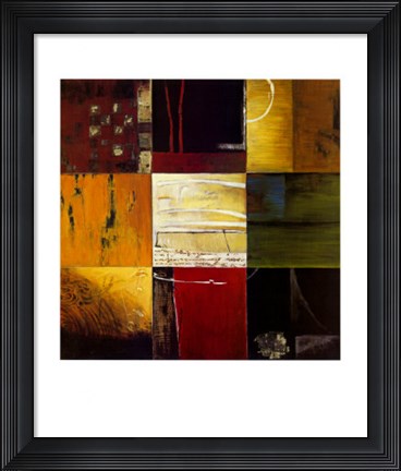 Framed Compartments I Print