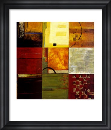 Framed Compartments II Print