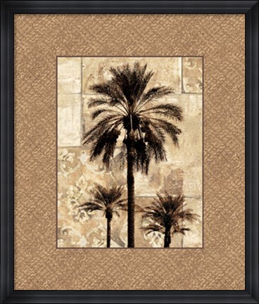 Framed Palm Paradise I Print