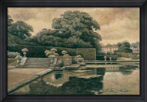 Framed Classical Garden II Print