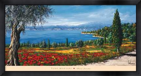 Framed Baia Fiorita Print