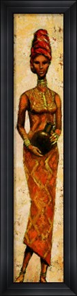 Framed African Woman II Print