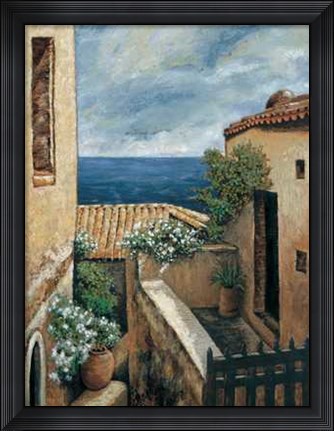 Framed Thomas Young - Coastal Village I Size 23.75x31.5 Print