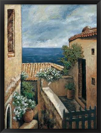 Framed Thomas Young - Coastal Village I Size 23.75x31.5 Print