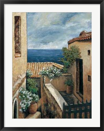 Framed Thomas Young - Coastal Village I Size 23.75x31.5 Print