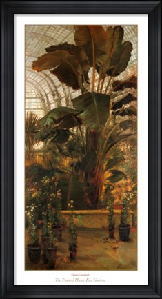 Framed Tropical House, Kew Gardens Print