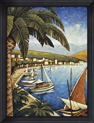 Framed C??te D&#39;azur I Print