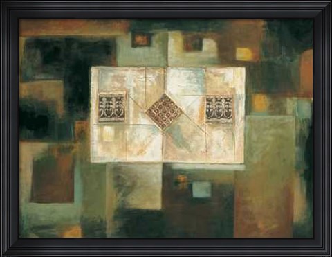 Framed Sirous Malek - Architectural Elements I Size 31.5x23.75 Print