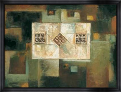 Framed Architectural Elements I Print