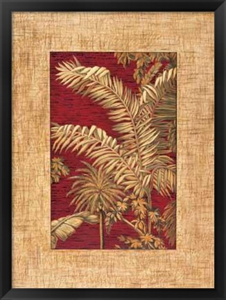 Framed Samuel Blanco - Tropical I Size 19.75x23.75 Print
