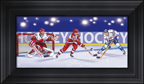 Framed Hockey Print