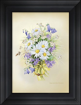 Framed Summer Bouquet Print